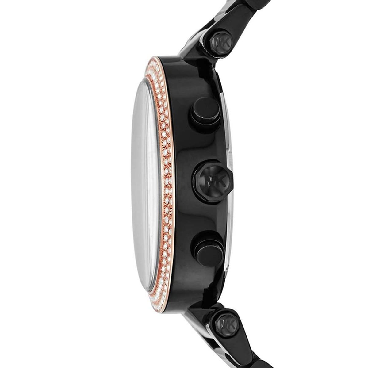 Michael Kors Parker MK5885 39mm Women's Chronograph Watch – Black with Black Stainless Steel Bracelet