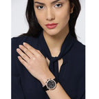 Michael Kors Parker MK5885 39mm Women's Chronograph Watch – Black with Black Stainless Steel Bracelet