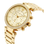 Michael Kors Parker MK5354 39mm Women's Chronograph Watch – Gold with Gold Stainless Steel Bracelet