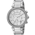 Michael Kors Parker MK5353 39mm Women's Chronograph Watch – Silver with Silver Stainless Steel Bracelet