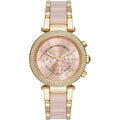 Michael Kors Parker MK6326 39mm Women's Chronograph Watch – Gold with Gold Stainless Steel Bracelet
