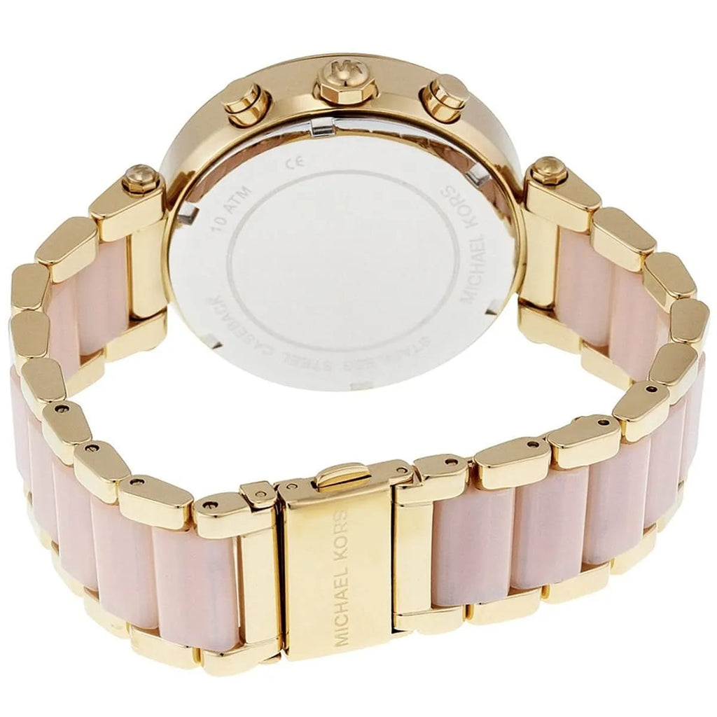 Michael Kors Parker MK6326 39mm Women's Chronograph Watch – Gold with Gold Stainless Steel Bracelet