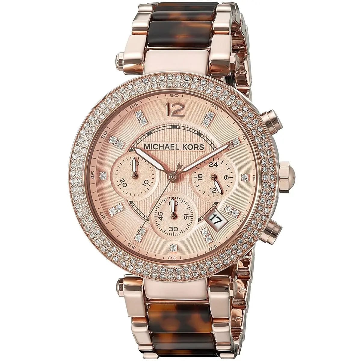 Michael Kors Parker MK5538 39mm Women's Chronograph Watch – Rose Gold with Rose Gold Stainless Steel Bracelet