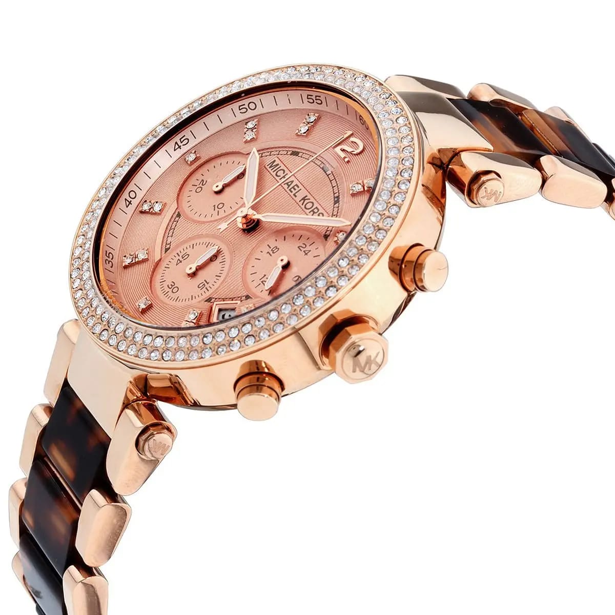 Michael Kors Parker MK5538 39mm Women's Chronograph Watch – Rose Gold with Rose Gold Stainless Steel Bracelet