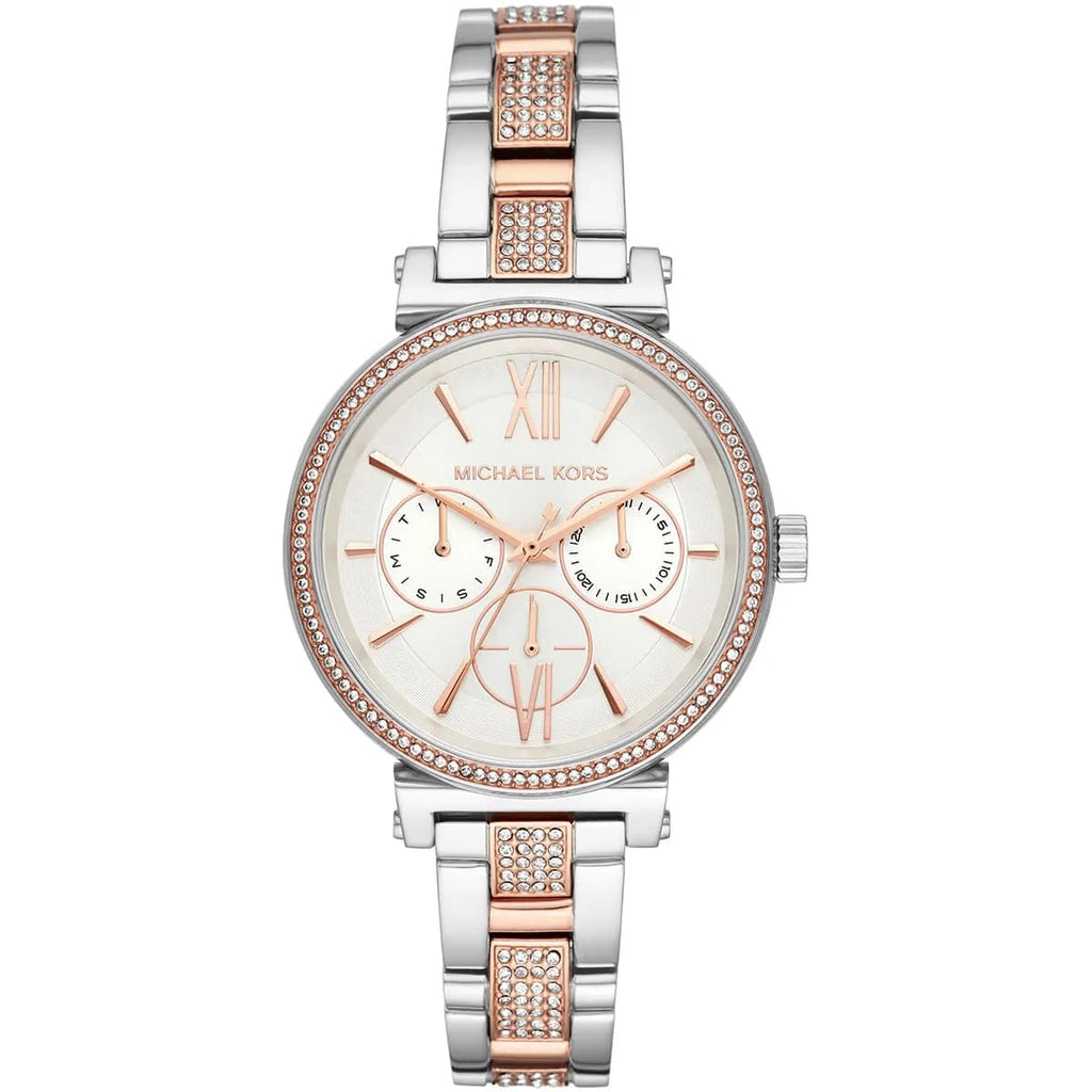 Michael Kors Sofie MK4353 36mm Women's Chronograph Watch – Rose Gold with Rose Gold Stainless Steel Bracelet