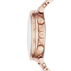 Michael Kors Sofie MK6576 39mm Women's Chronograph Watch – Mother Of Pearl with Rose Gold Stainless Steel Bracelet