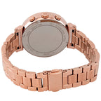 Michael Kors Sofie MK6576 39mm Women's Chronograph Watch – Mother Of Pearl with Rose Gold Stainless Steel Bracelet