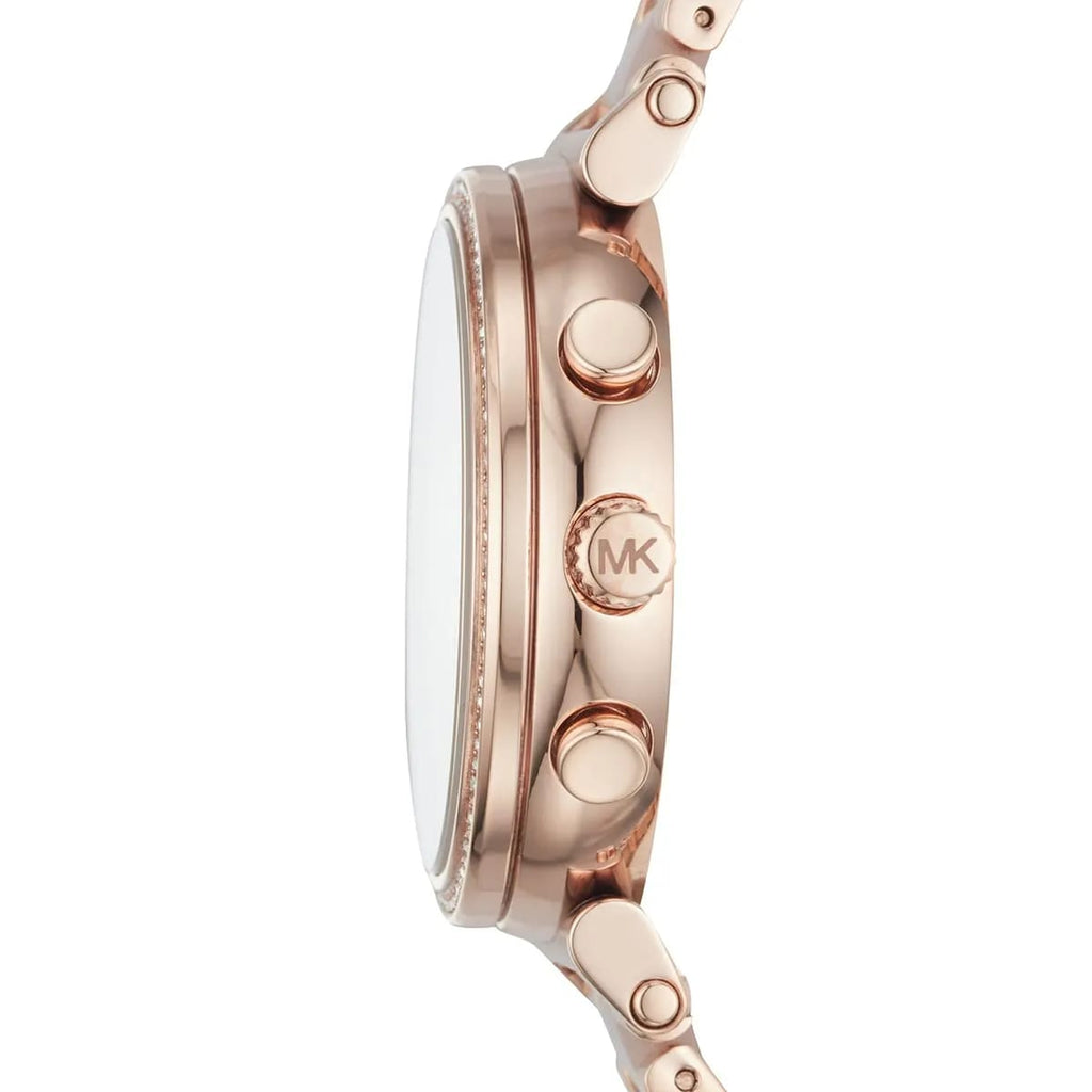 Michael Kors Sofie MK6560 38mm Women's Chronograph Watch – Rose Gold with Rose Gold Stainless Steel Bracelet