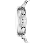 Michael Kors Sofie MK6575 38mm Women's Chronograph Watch – Silver with Silver Stainless Steel Bracelet