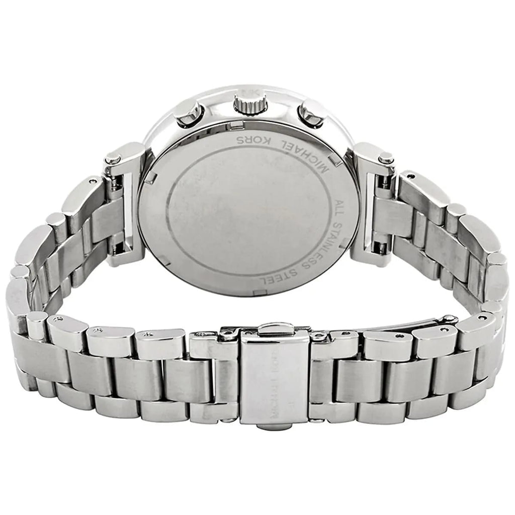 Michael Kors Sofie MK6575 38mm Women's Chronograph Watch – Silver with Silver Stainless Steel Bracelet