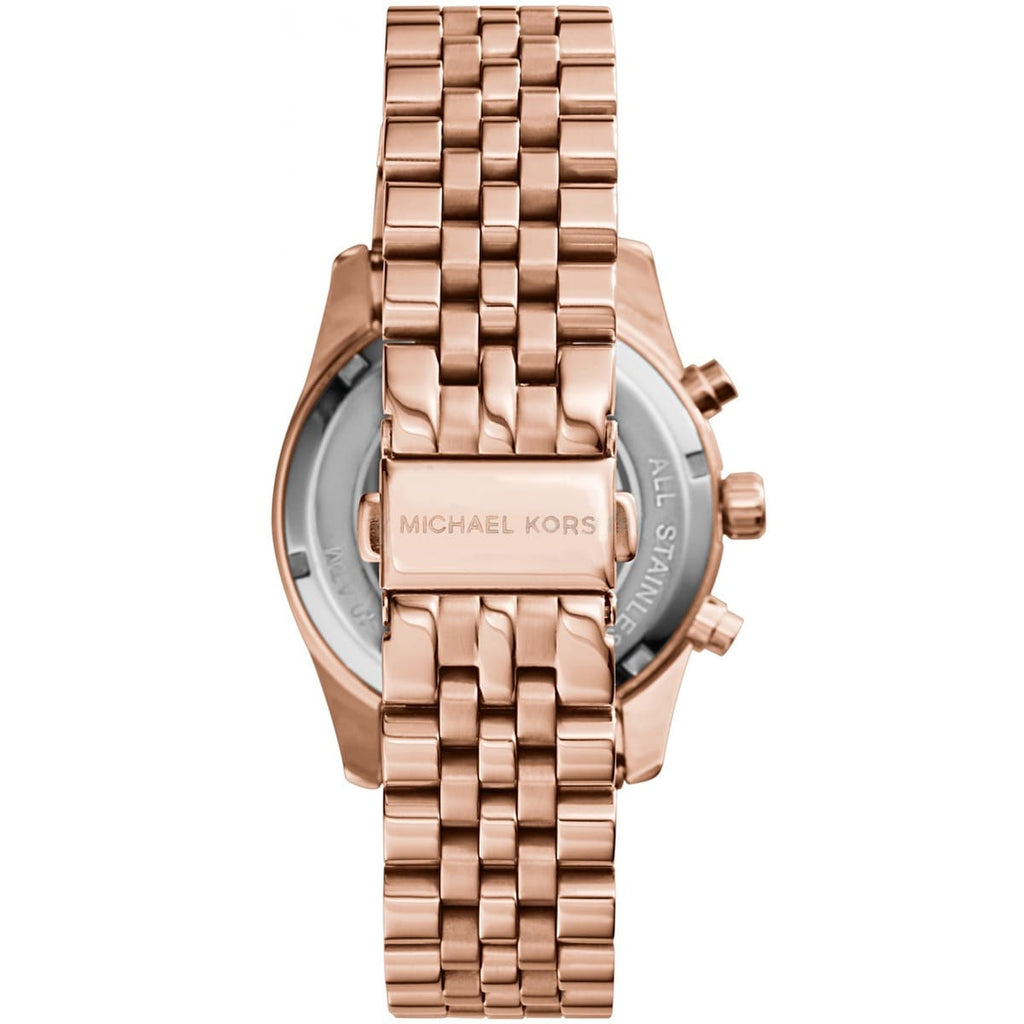 Michael Kors Lexington MK5569 38mm Women's Chronograph Watch – Rose Gold with Rose Gold Stainless Steel Bracelet