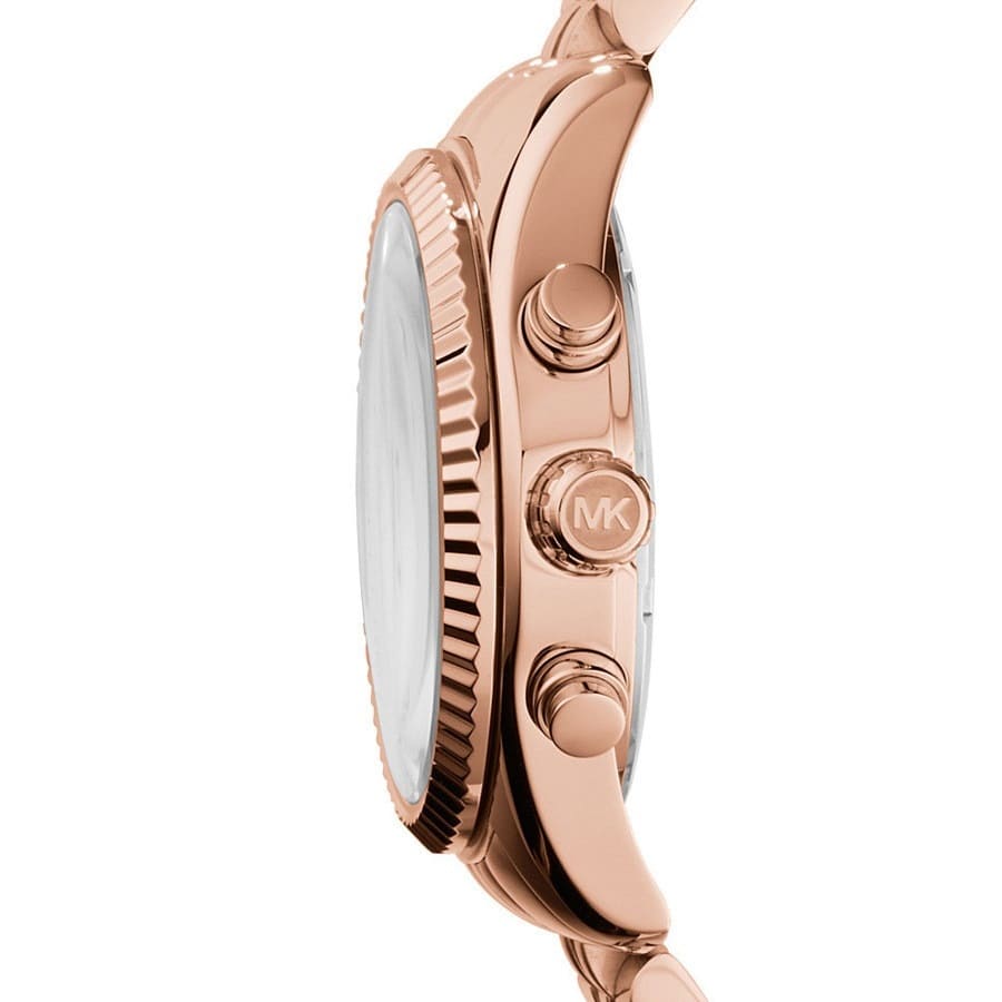 Michael Kors Lexington MK5569 38mm Women's Chronograph Watch – Rose Gold with Rose Gold Stainless Steel Bracelet