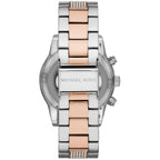 Michael Kors Ritz MK6651 37mm Women's Chronograph Watch – Silver with Two-Tone Stainless Steel Bracelet