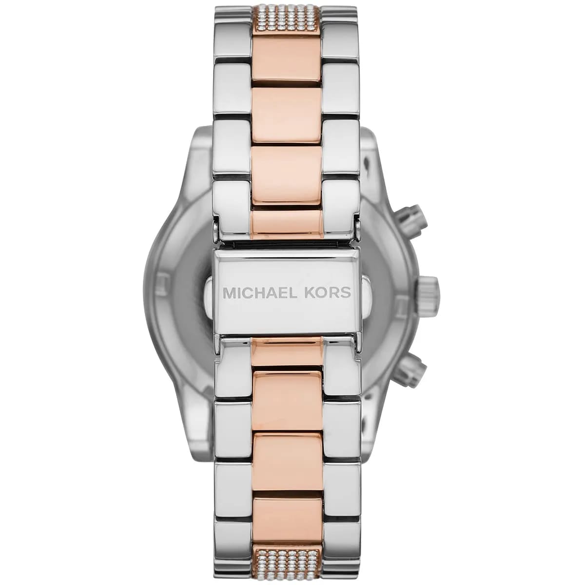 Michael Kors Ritz MK6651 37mm Women's Chronograph Watch – Silver with Two-Tone Stainless Steel Bracelet