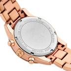 Michael Kors Ritz MK6485 37mm Women's Chronograph Watch – Sunray Rose Gold with Rose Gold Stainless Steel Bracelet