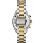 Michael Kors Bradshaw MK5974 43mm Women's Chronograph Watch – White with Two-Tone Stainless Steel Bracelet