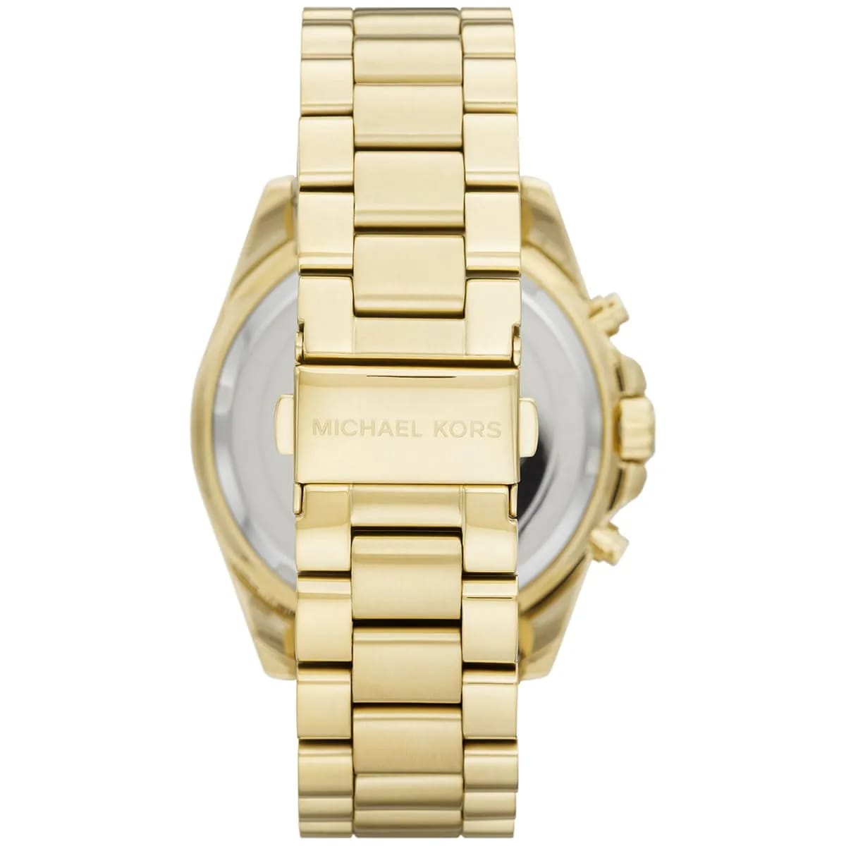Michael Kors Bradshaw MK5739 43mm Women's Chronograph Watch – Black with Gold Stainless Steel Bracelet