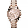 Michael Kors Bradshaw MK6066 43mm Women's Chronograph Watch – Rose Gold with Rose Gold Stainless Steel Bracelet