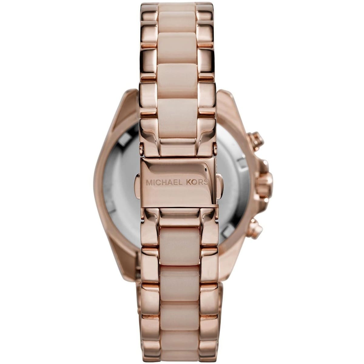 Michael Kors Bradshaw MK6066 43mm Women's Chronograph Watch – Rose Gold with Rose Gold Stainless Steel Bracelet