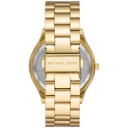 Michael Kors Slim Runway MK4561 38mm Women's Quartz Watch – Gold with Gold Stainless Steel Bracelet