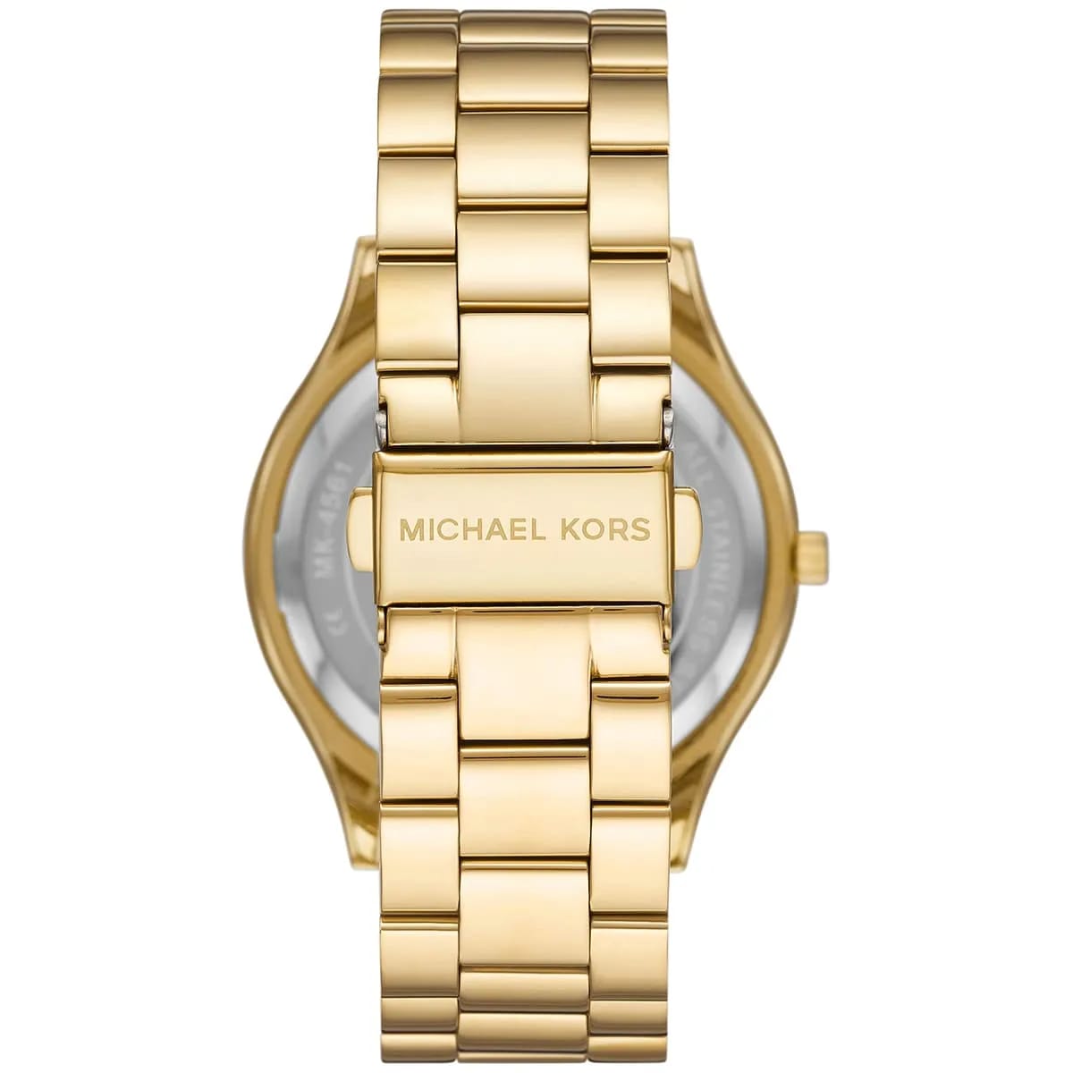 Michael Kors Slim Runway MK4561 38mm Women's Quartz Watch – Gold with Gold Stainless Steel Bracelet