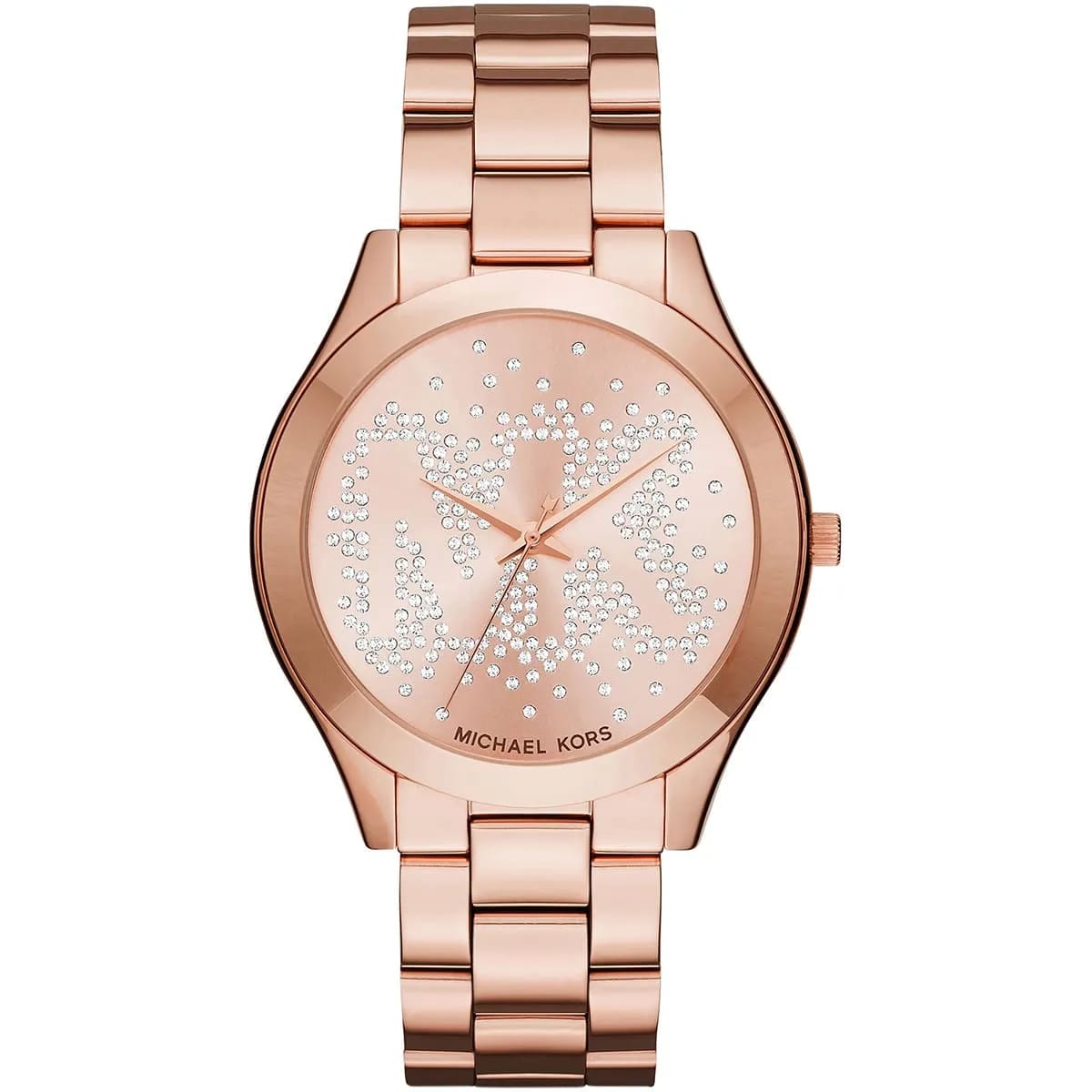 Michael Kors Slim Runway MK3591 38mm Women's Quartz Watch – Rose Gold with Rose Gold Stainless Steel Bracelet