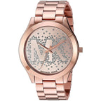 Michael Kors Slim Runway MK3591 38mm Women's Quartz Watch – Rose Gold with Rose Gold Stainless Steel Bracelet