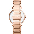 Michael Kors Parker MK5865 39mm Women's Quartz Watch – Sunray Rose Gold with Rose Gold Stainless Steel Bracelet