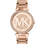 Michael Kors Parker MK5865 39mm Women's Quartz Watch – Sunray Rose Gold with Rose Gold Stainless Steel Bracelet
