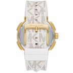 Michael Kors Sidney MK7221 38mm Women's Quartz Watch – White with White Stainless Steel Bracelet