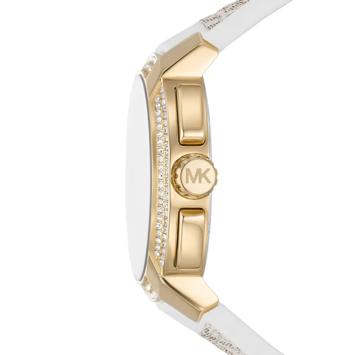 Michael Kors Sidney MK7221 38mm Women's Quartz Watch – White with White Stainless Steel Bracelet