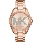 Michael Kors Bradshaw MK6556 39mm Women's Quartz Watch – Rose Gold with Rose Gold Stainless Steel Bracelet