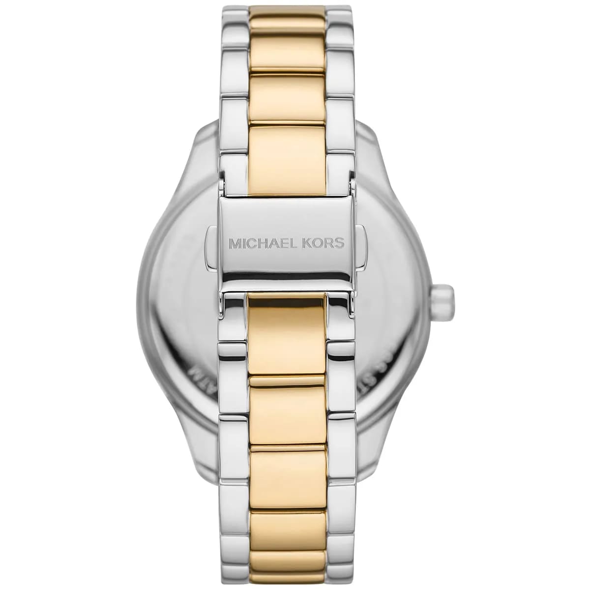 Michael Kors Layton MK6899 38mm Women's Quartz Watch – Sunray Silver with Two-Tone Stainless Steel Bracelet