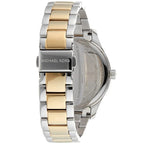 Michael Kors Layton MK6899 38mm Women's Quartz Watch – Sunray Silver with Two-Tone Stainless Steel Bracelet