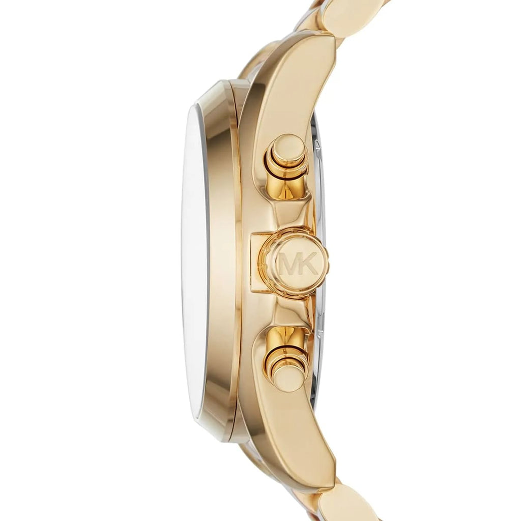 Michael Kors Bradshaw MK6359 43mm Women's Chronograph Watch – Rose Gold with Two-Tone Stainless Steel Bracelet