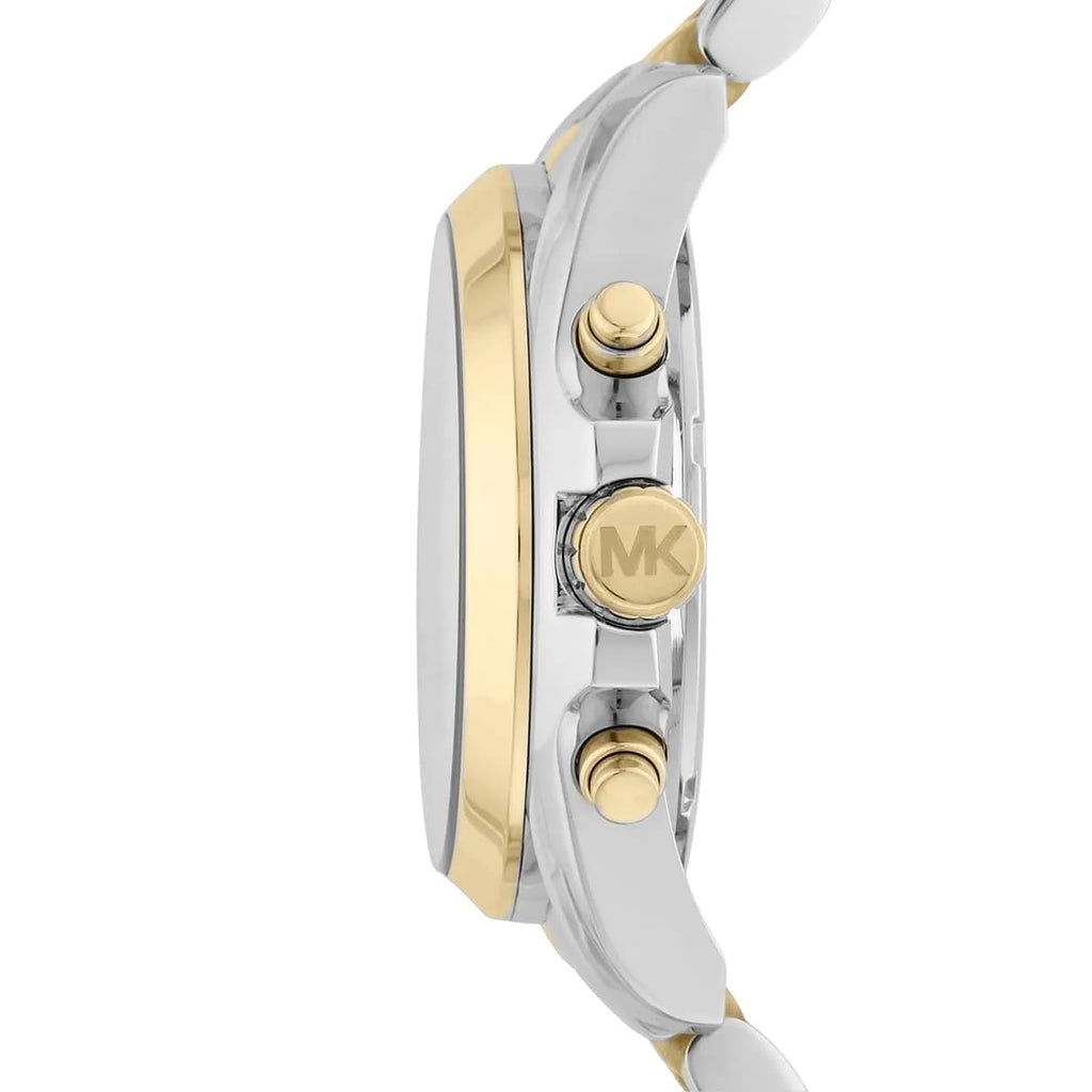 Michael Kors Bradshaw MK5627 43mm Women's Quartz Watch – White with Two-Tone Stainless Steel Bracelet
