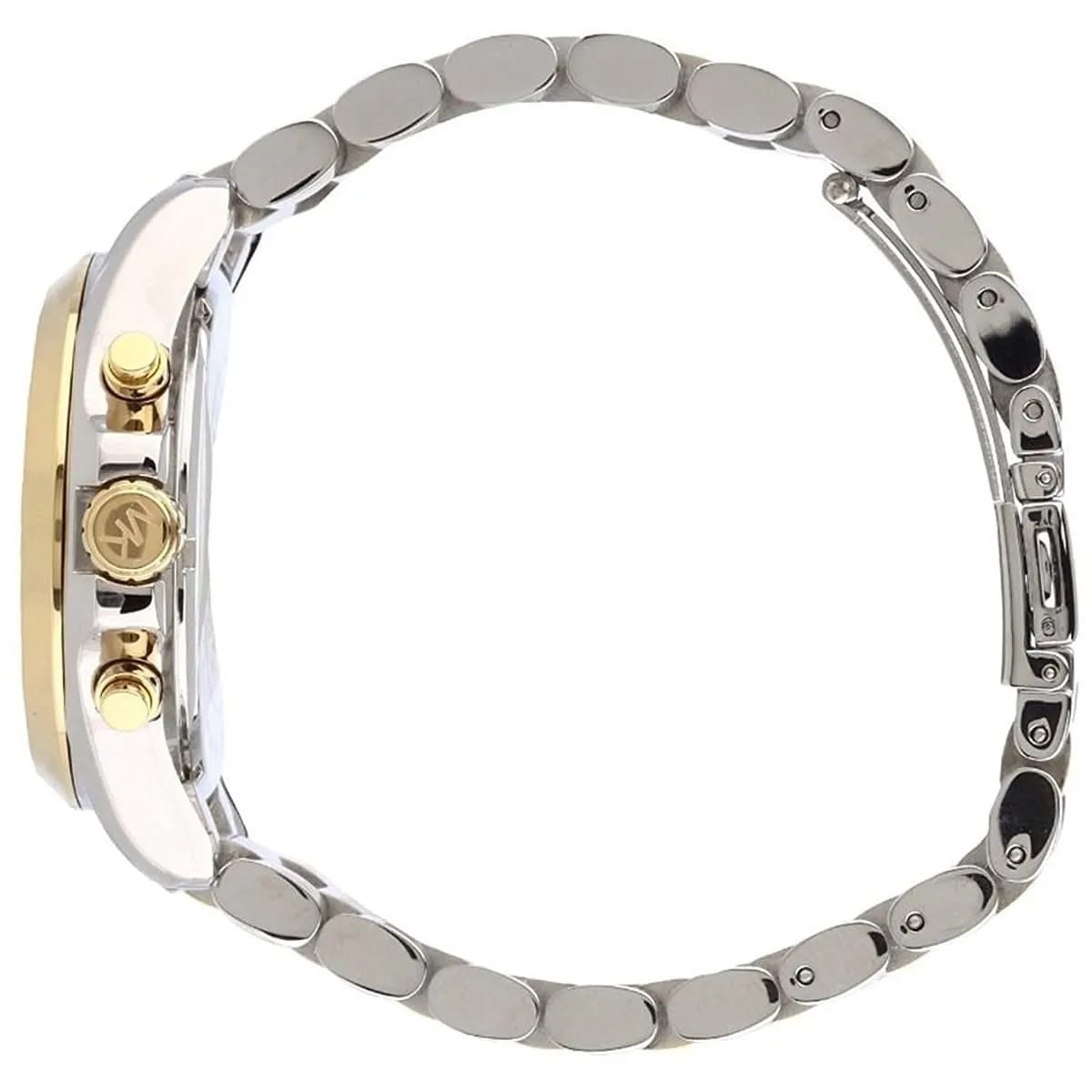 Michael Kors Bradshaw MK5627 43mm Women's Quartz Watch – White with Two-Tone Stainless Steel Bracelet