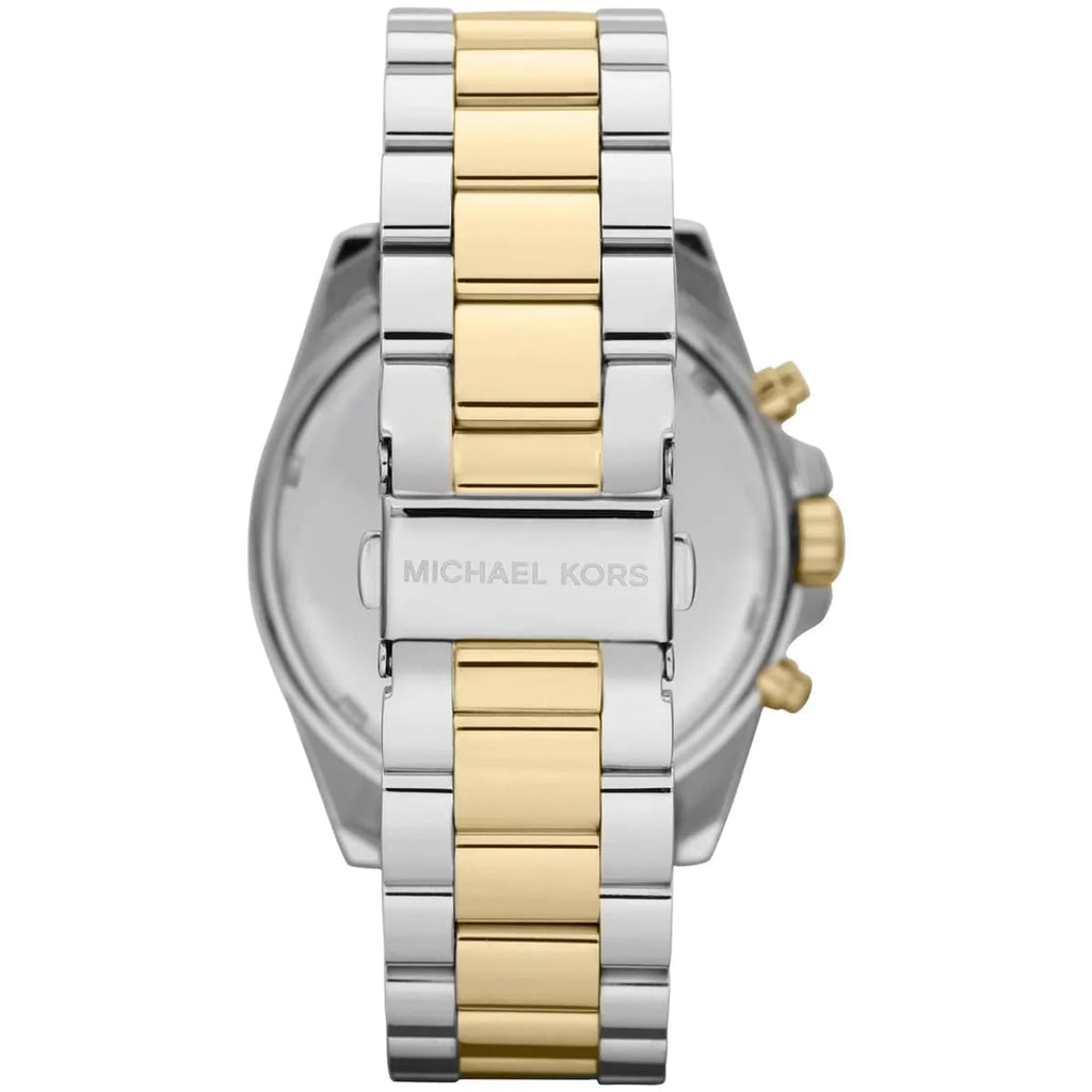 Michael Kors Bradshaw MK5627 43mm Women's Quartz Watch – White with Two-Tone Stainless Steel Bracelet