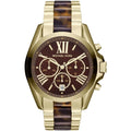Michael Kors Bradshaw MK5696 43mm Women's Quartz Watch – Brown with Gold Stainless Steel Bracelet