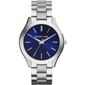 Michael Kors Runway MK3379 42mm Women's Quartz Watch – Blue with Silver Stainless Steel Bracelet