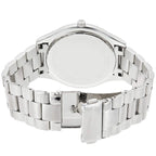 Michael Kors Runway MK3379 42mm Women's Quartz Watch – Blue with Silver Stainless Steel Bracelet