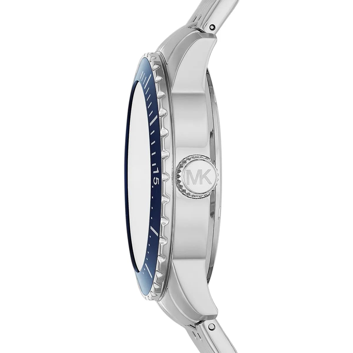 Michael Kors Cunningham MK7153 43mm Men's Chronograph Watch – Blue & Silver-Tone Stainless Steel Bracelet