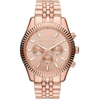 Michael Kors Lexington MK8319 45mm Men's Chronograph Watch – Rose Gold & Rose Gold-Tone Stainless Steel Bracelet