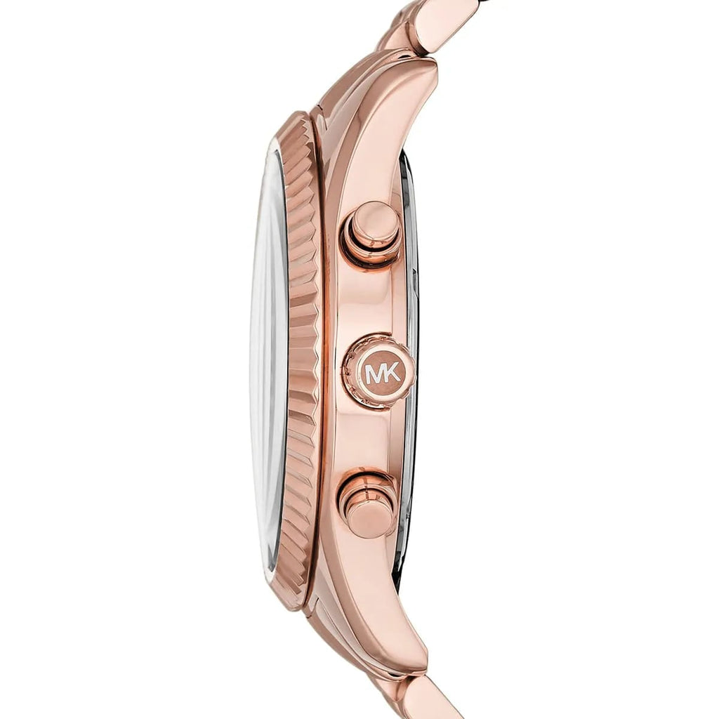Michael Kors Lexington MK8319 45mm Men's Chronograph Watch – Rose Gold & Rose Gold-Tone Stainless Steel Bracelet
