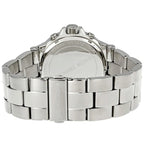 Michael Kors Dylan MK8171 45mm Men's Chronograph Watch – Blue & Silver-Tone Stainless Steel Bracelet