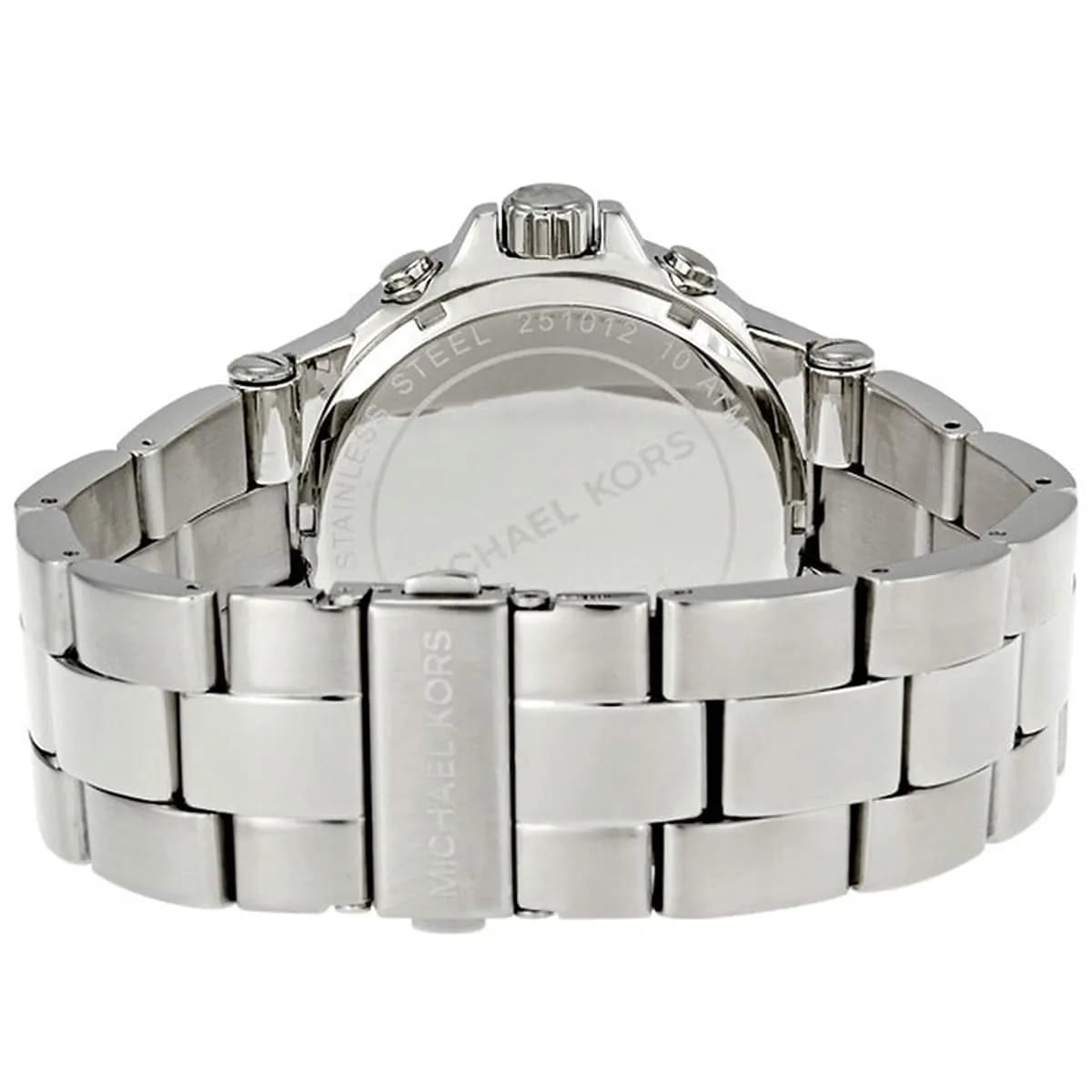 Michael Kors Dylan MK8171 45mm Men's Chronograph Watch – Blue & Silver-Tone Stainless Steel Bracelet
