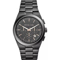 Michael Kors Channing MK8403 45mm Men's Chronograph Watch – Black & Gunmetal Stainless Steel Bracelet
