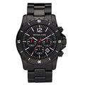 Michael Kors Madison MK8161 45mm Men's Chronograph Watch – Black & Silver-Tone Stainless Steel Bracelet