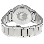 Emporio Armani Renato AR2472 43mm Men's Quartz Watch – Blue Textured & Blue Stainless Steel Bracelet
