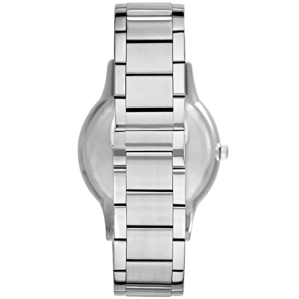 Emporio Armani Renato AR2472 43mm Men's Quartz Watch – Blue Textured & Blue Stainless Steel Bracelet